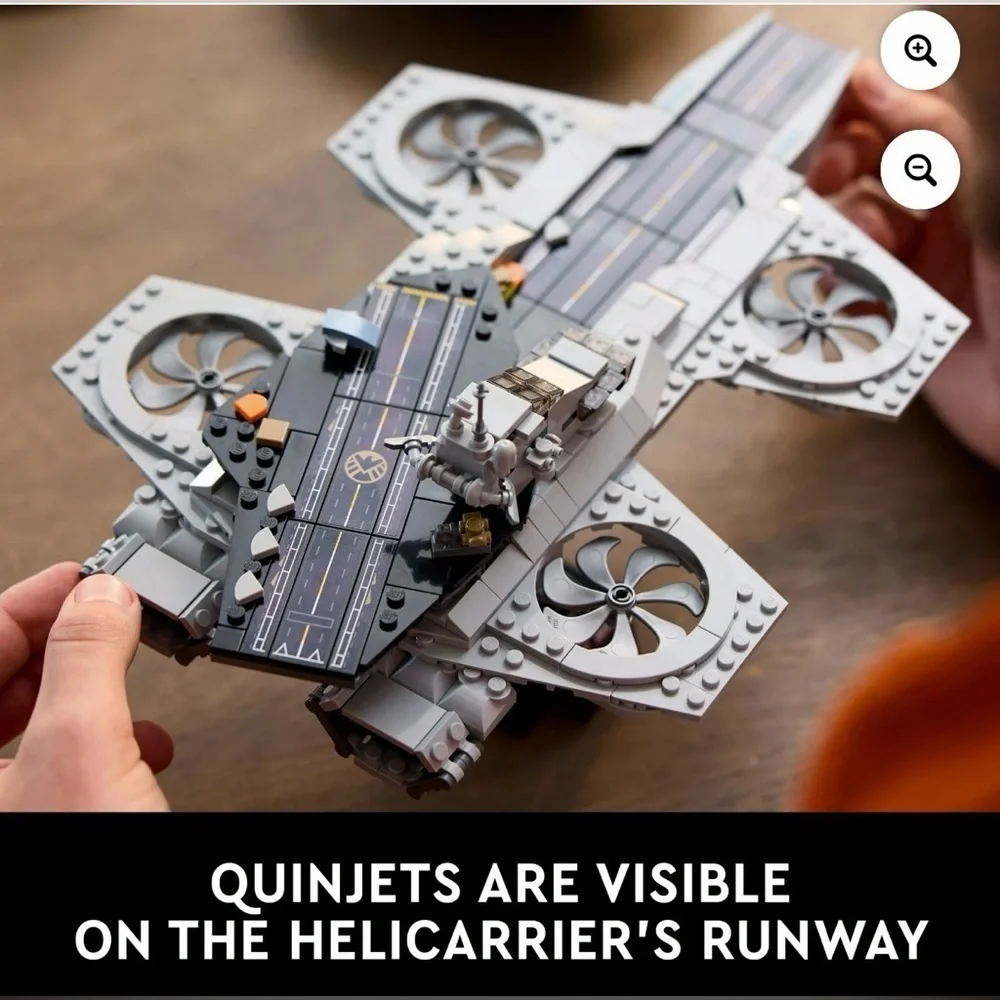 LEGO Marvel The Avengers Helicarrier Building Set for Adults Gift for Christmas